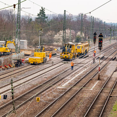 Kachel Gleisbau